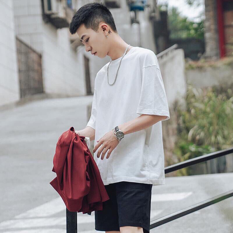 [Hoàn Tiền 15%] Áo thun trơn basic