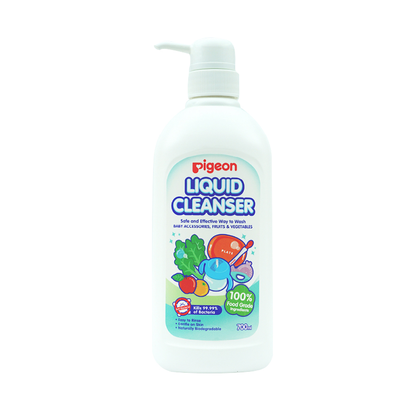 Dung dịch súc rửa bình sữa Pigeon 700ml (HSD:09/2024)