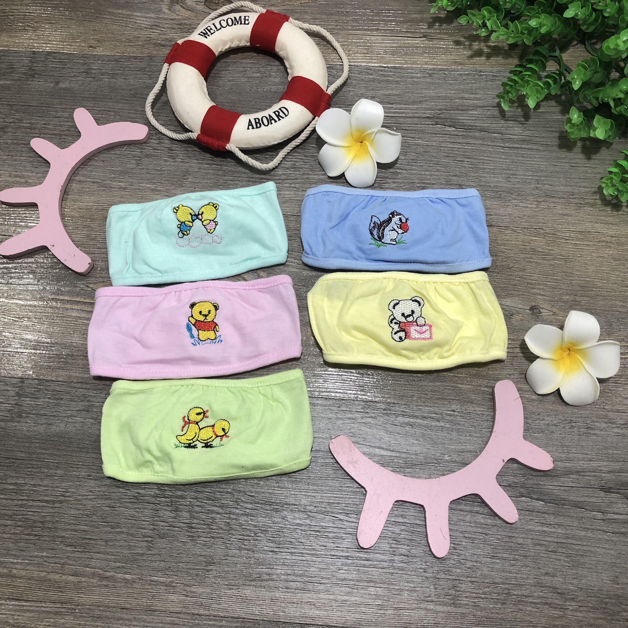 Che thóp sơ sinh cotton cho bé,giữ ấm vùng đầu cho bé