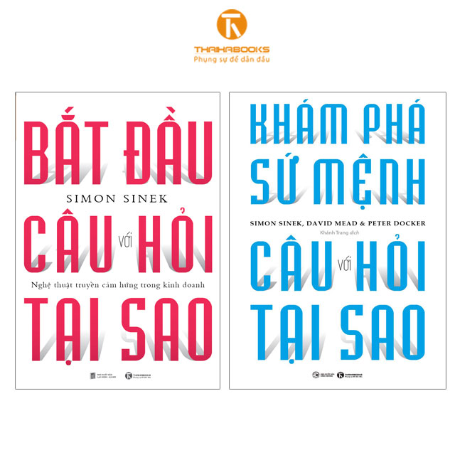 Sách - Combo Bắt đầu với câu hỏi tại sao và Khám phá sứ mệnh với câu hỏi tại sao