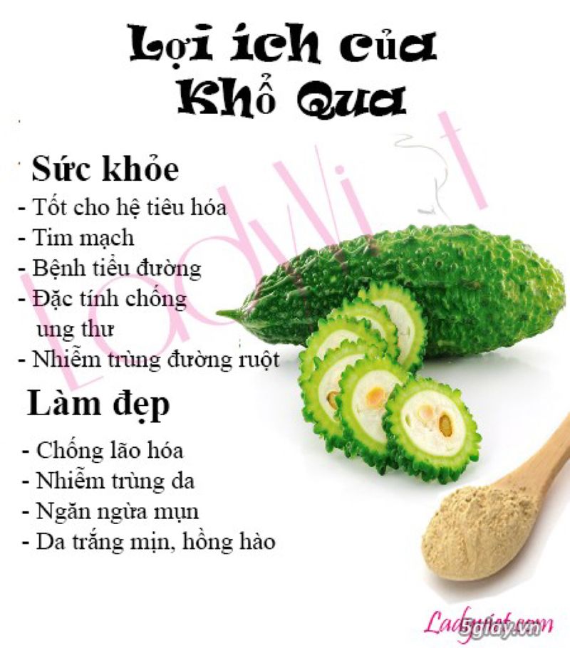 Bột Khổ Qua Nguyên Chất Handmade-ngừa mụn dưỡng da