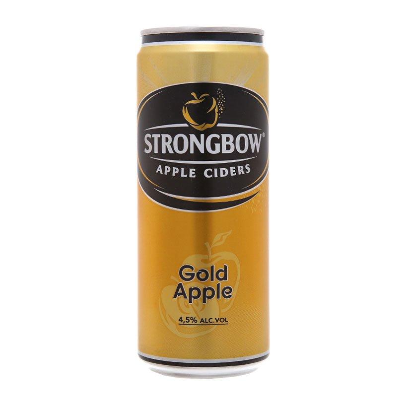 [Siêu thị WinMart] - Nước ép lên men vị táo Strongbow Gold lon 330ml