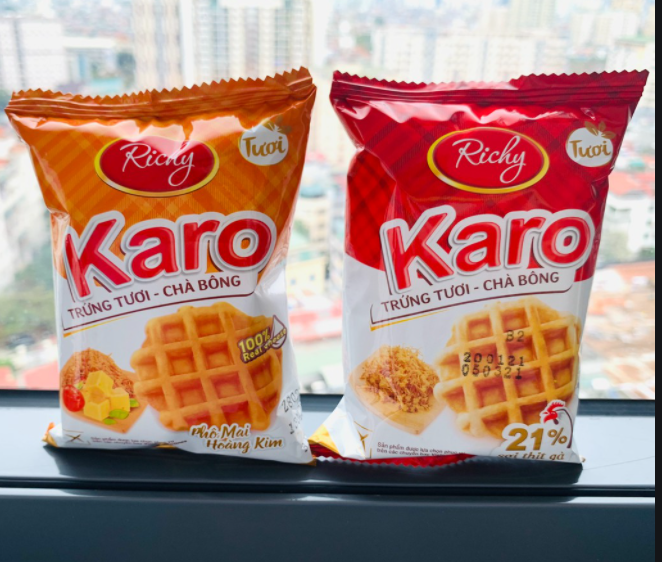 Bánh tươi Richy KARO (set 6 cái)