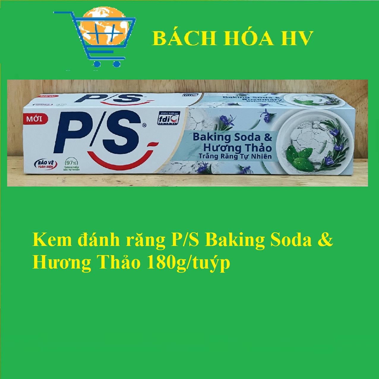 Kem đánh răng P/S 180g - BACH HOA HV