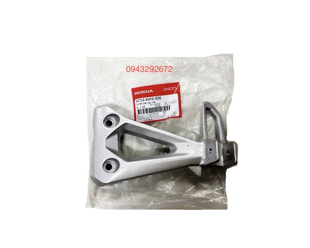 Giá để chân sau trái wave blade, wave a 110 honda