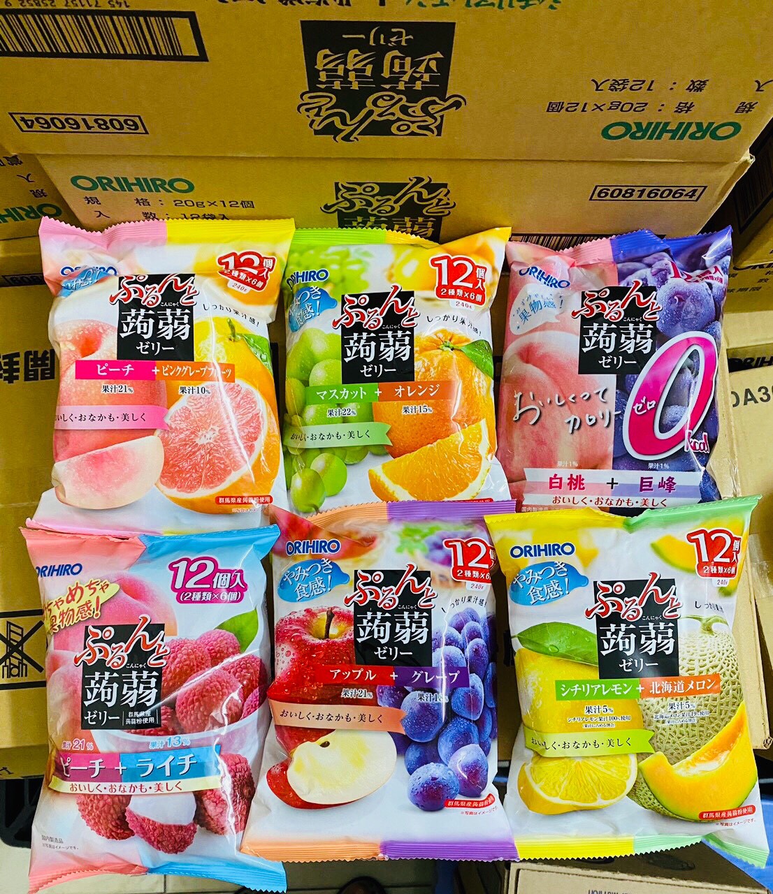 Thạch Trái Cây Orihiro Nhật Bản - Gói 240g