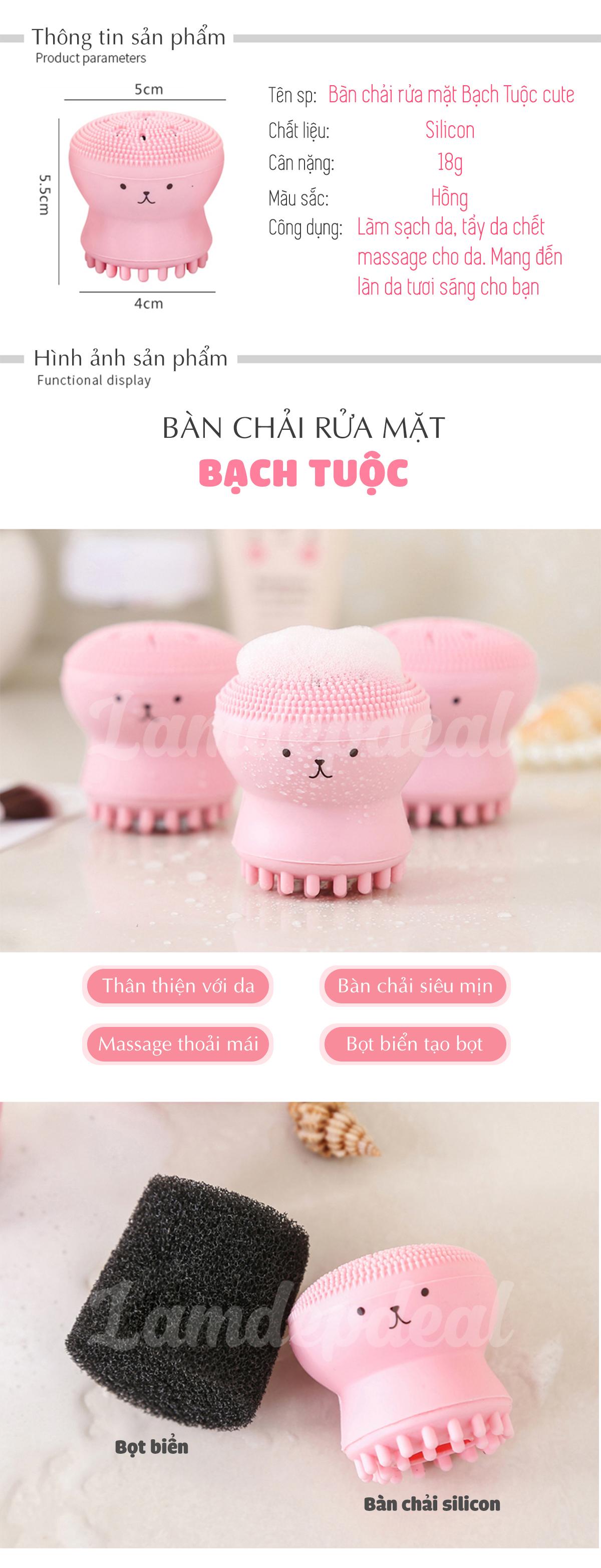 Cọ rửa mặt bạch tuộc