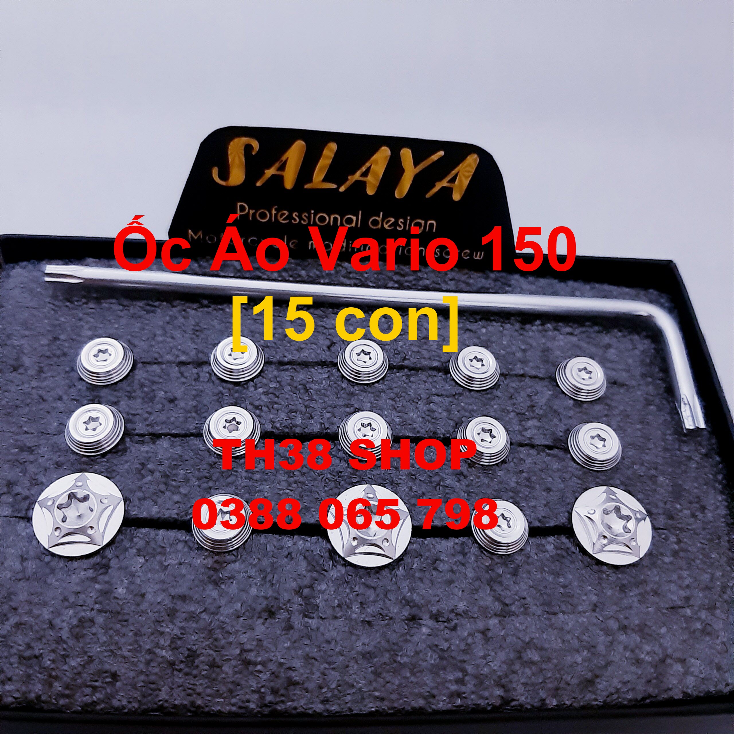 ốc áo vario salaya mẫu mới [15 con]