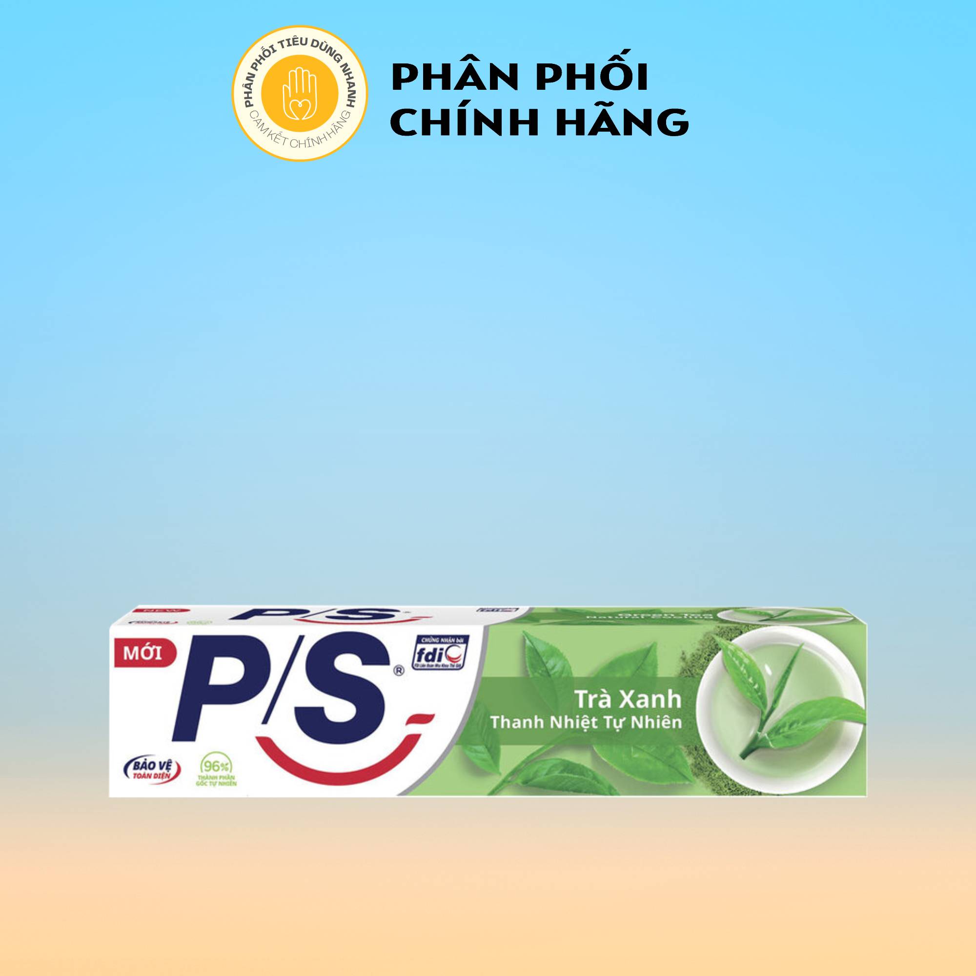 Kem Đánh Răng P/S Bảo Vệ 123 Trà Xanh Thanh Nhiệt tự Nhiên 240g