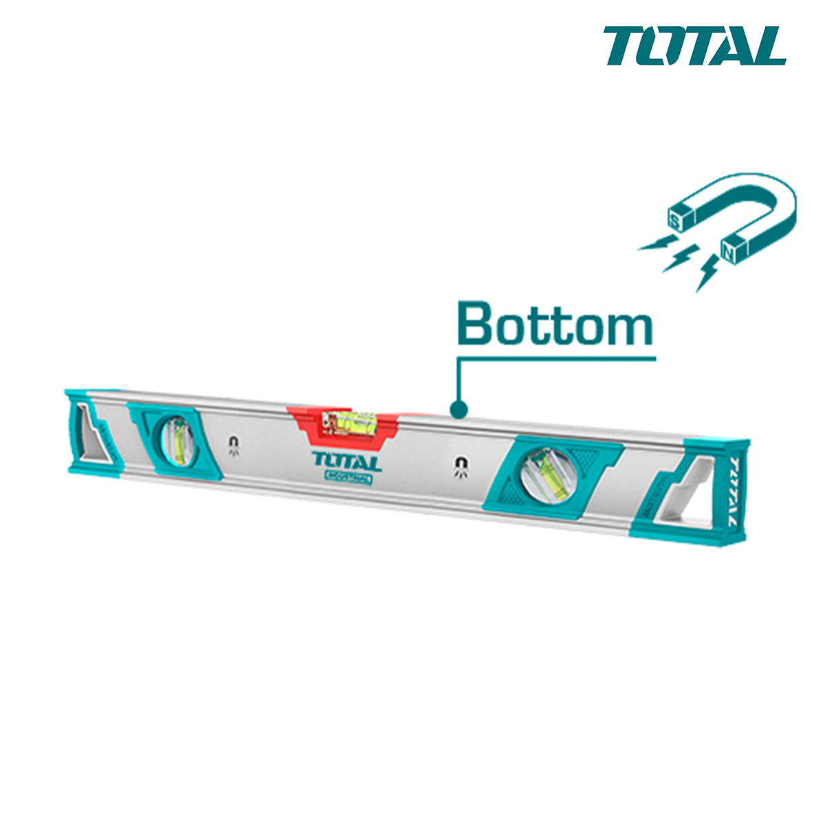 Thước thủy kèm theo nam châm hút 40cm TOTAL