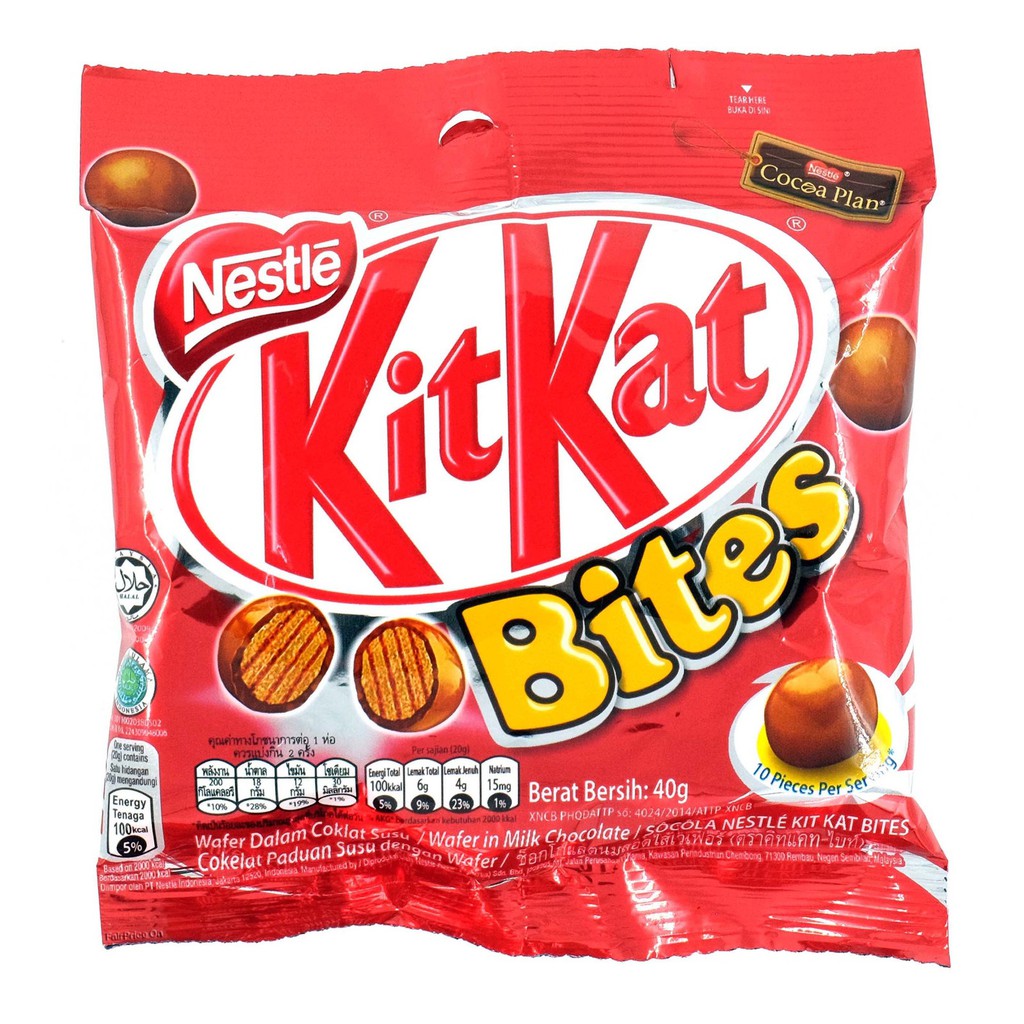 Nestlé Kitkat Bites Chocolate (40g Pack)
