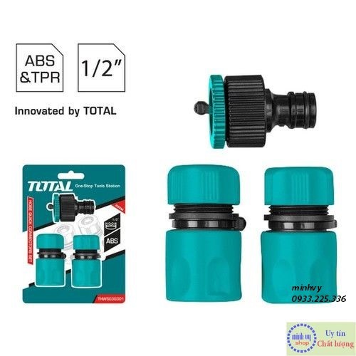 Bộ ba đầu nối nhanh máy xịt rửa TOTAL THWS030301