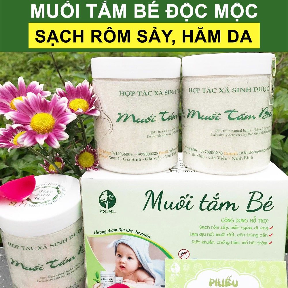 Muối Tắm Bé Sinh Dược 400gr
