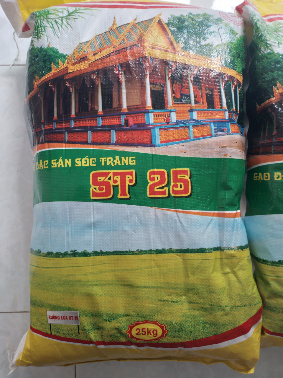 Gạo ST25 nguyên chất - bao 5kg