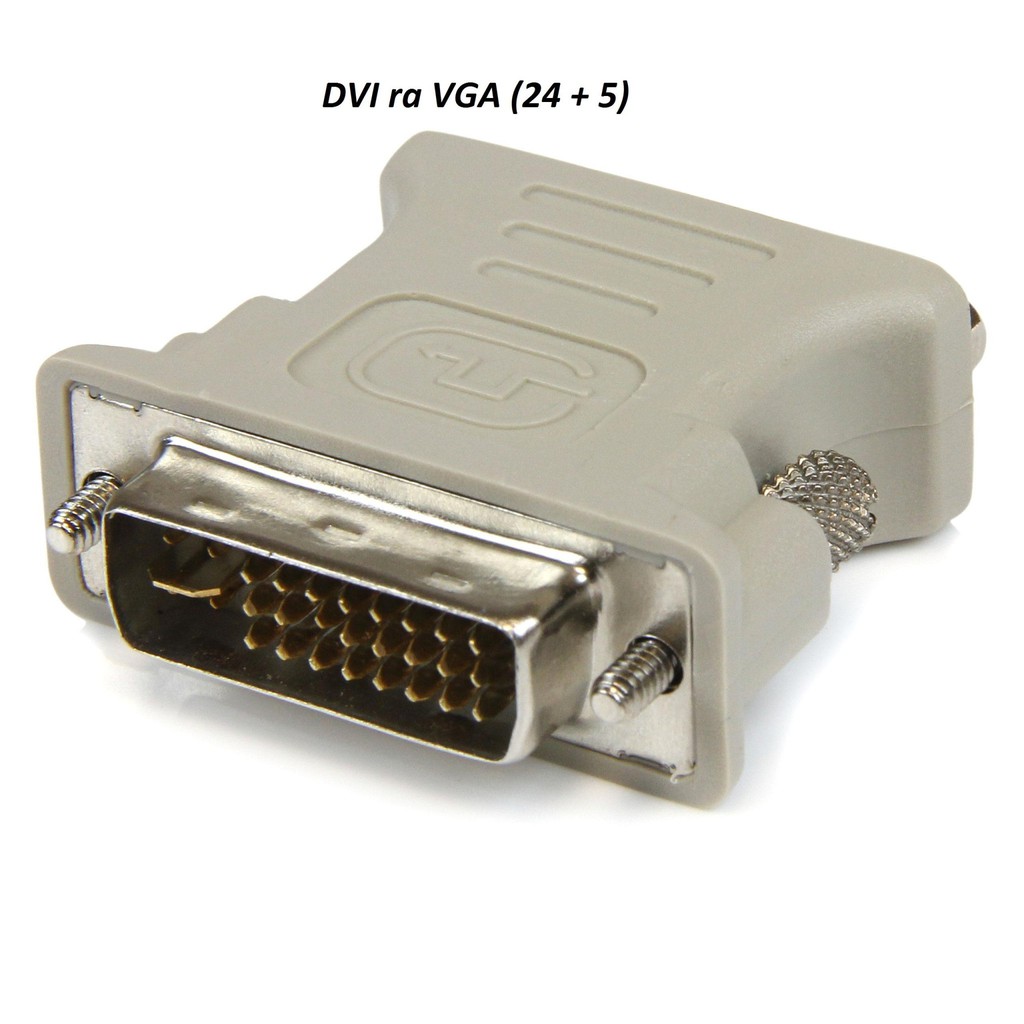 [HCM]Đầu chuyển DVI ra VGA. 24+5. Vi Tính Quốc Duy