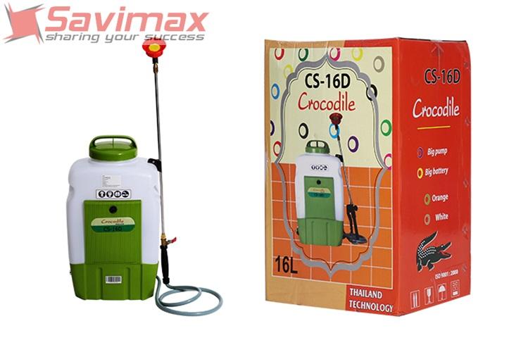 Bình xịt điện 16l công nghệ Thái Lan CROCODILE CS-16D