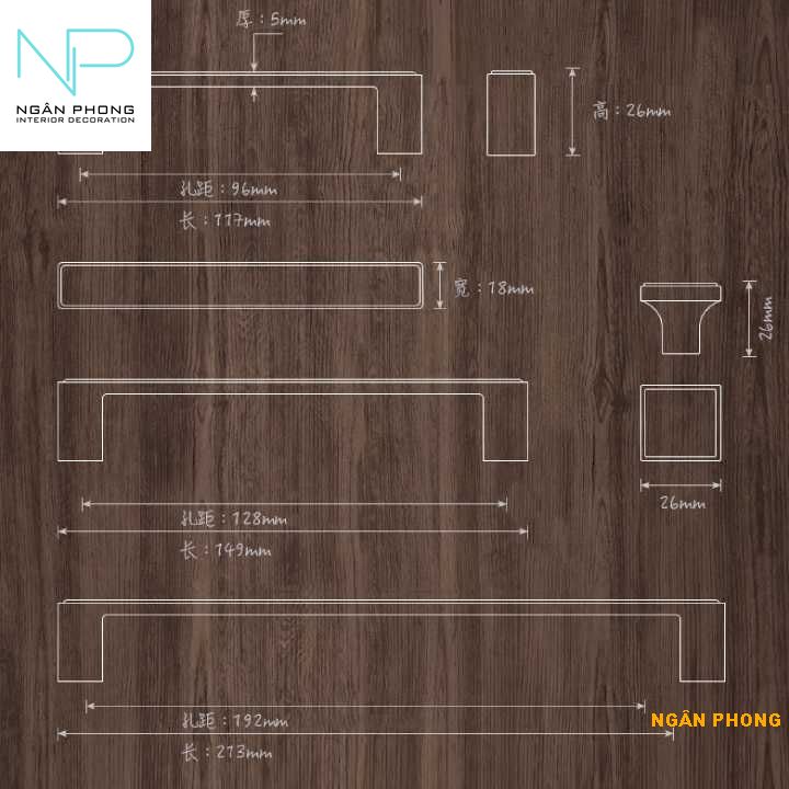 [HCM]TAY NẮM TỦ CHÂU ÂU
