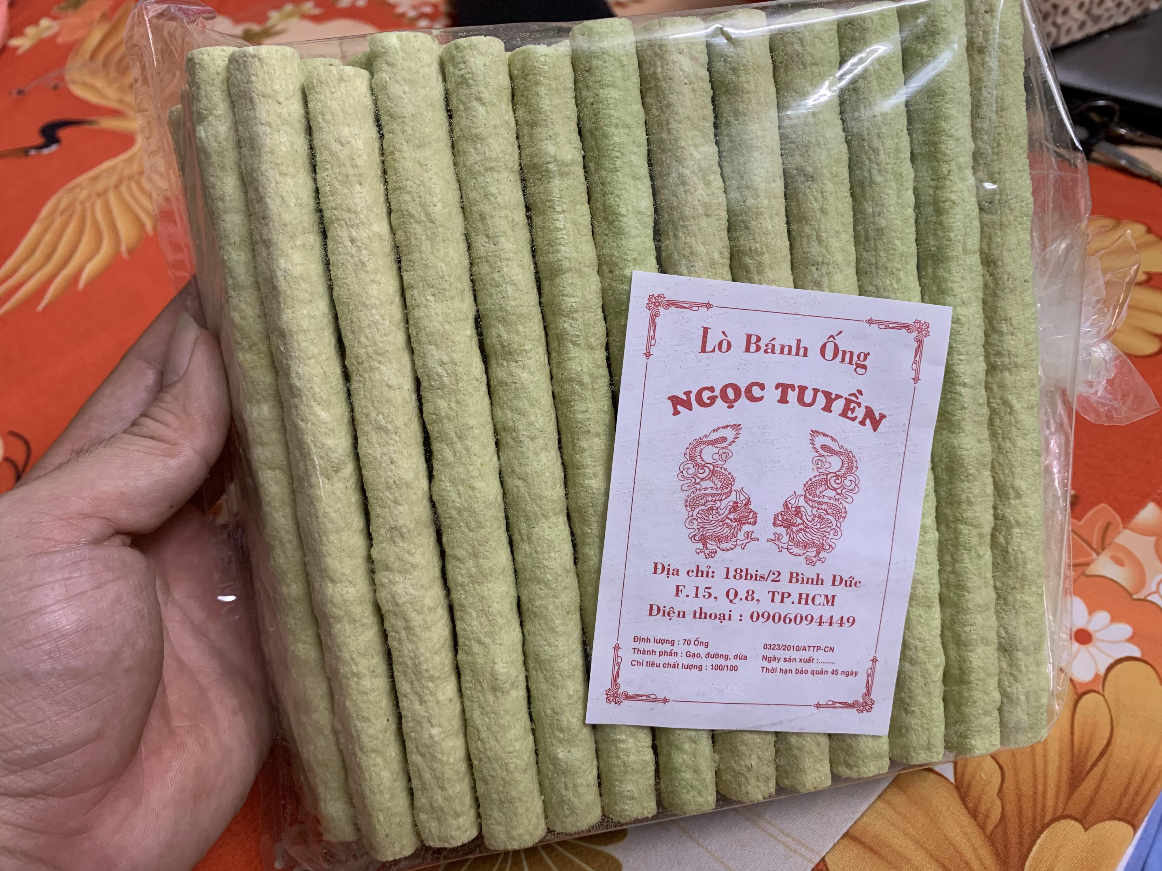 Bánh ống gạo lứt lá dứa (200gr)