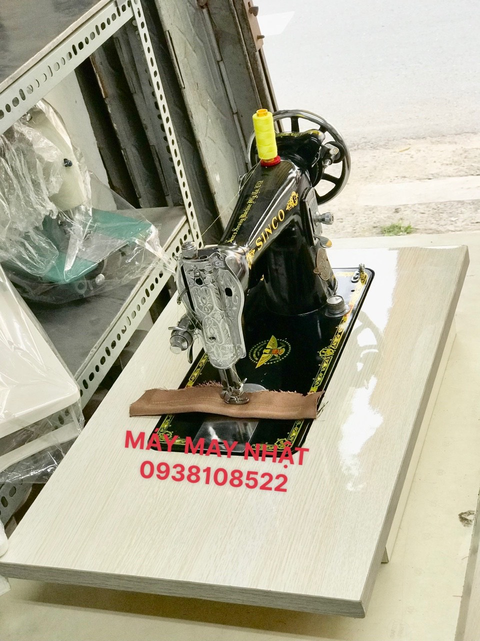 [TẶNG KÈM NGĂN KÉO] ĐẾ GỖ MÁY MAY GIA ĐÌNH