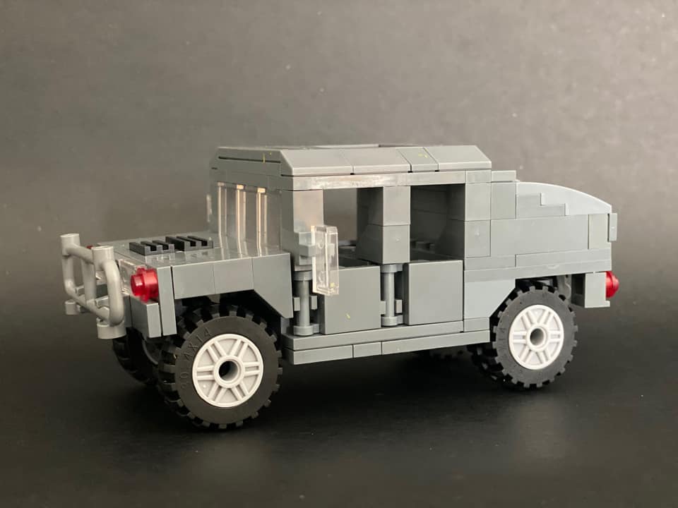 Le Go Đồ Chơi Lắp Ráp Moc Xe Cảnh Sát Humvee