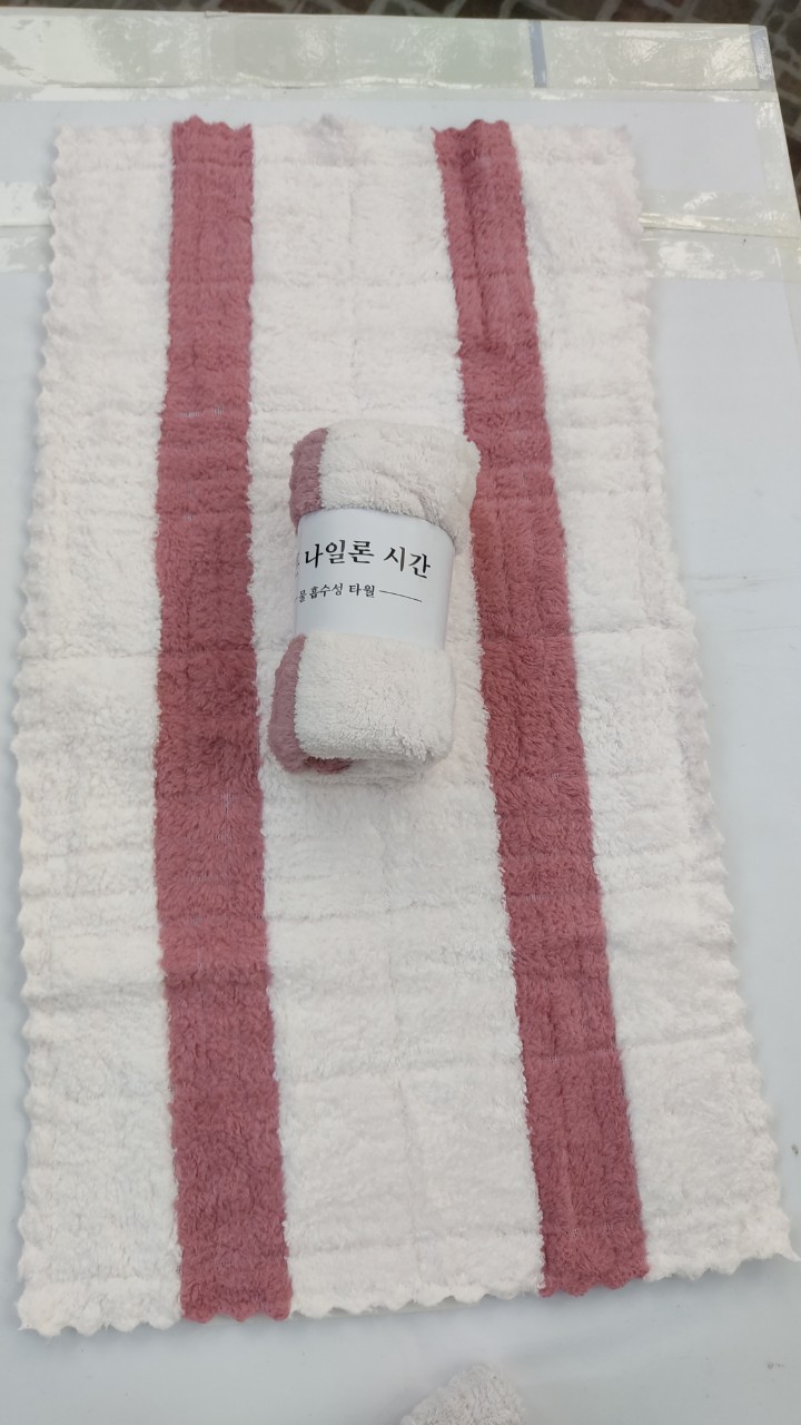 2 khăn mặt Hàn Quốc cotton siêu thấm kích thước 30x50cm