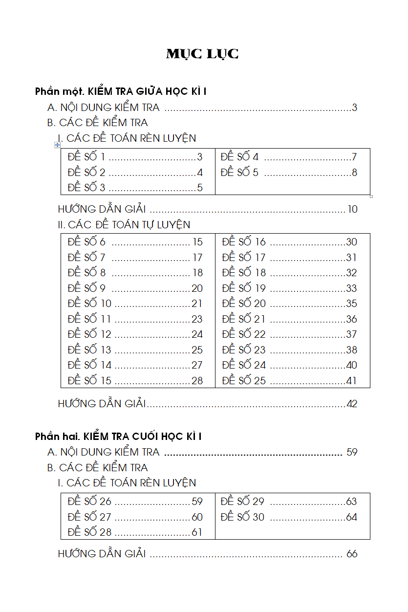 100 Đề Kiểm Tra Toán 3