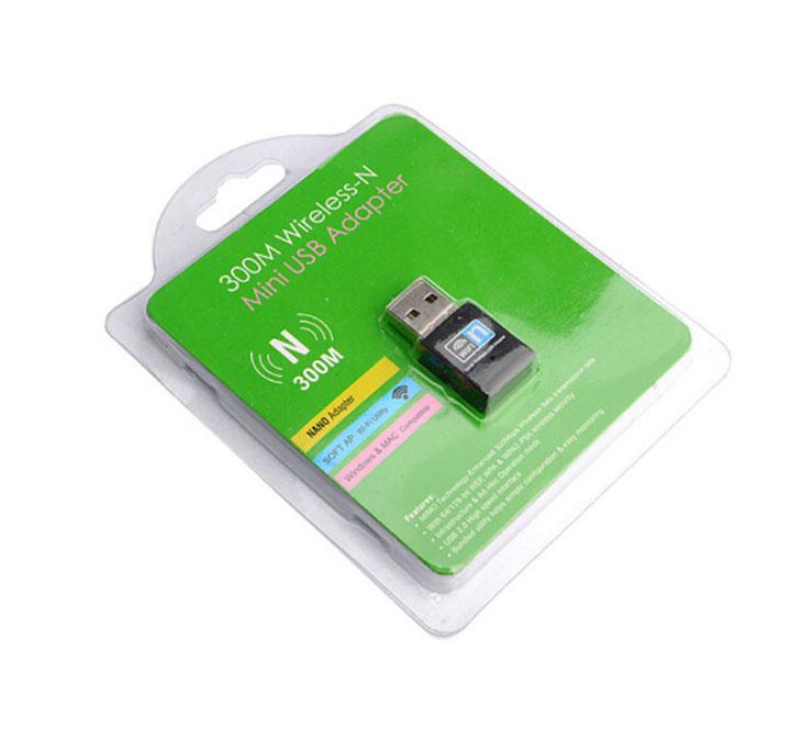 USB mini thu sóng Wifi cho Máy tính tốc độ 300M -RTL8192