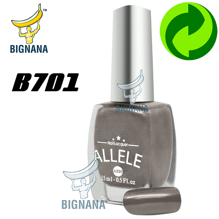 Các Tông Màu Da Bạc, Xám Chì Bạc, Da Nhũ, Xám Chì Nhũ Sang Trọng, Sơn Móng Tay Allele 15ml Gam Màu Đẹp