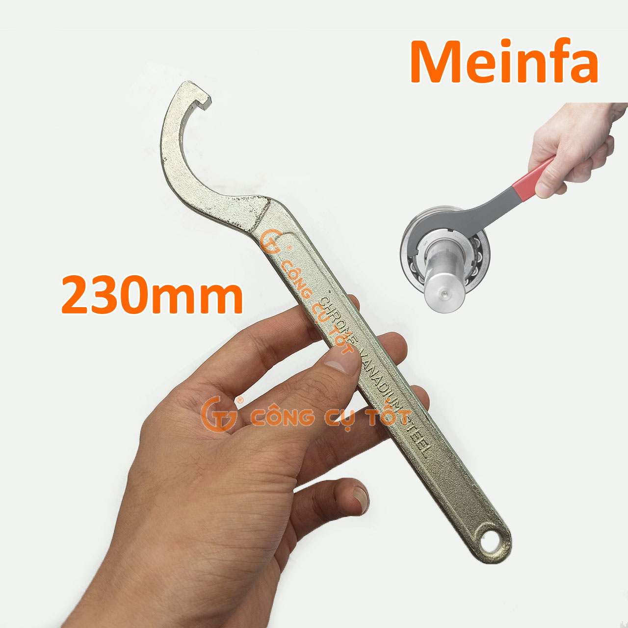 Cờ lê móc cổ xe máy Meinfa 23cm