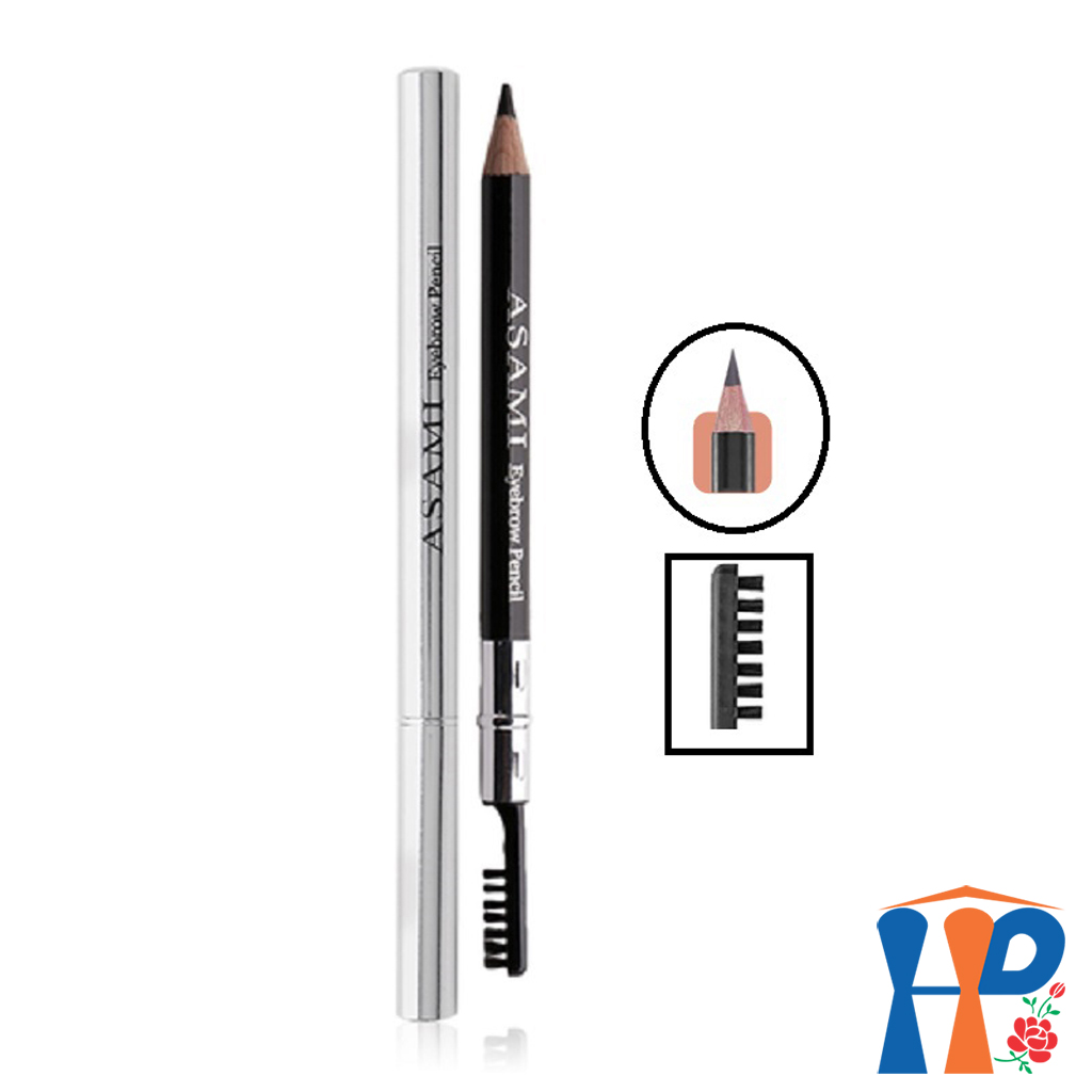 Asami Eyebrow Pencil (with: BR04 - Brow, BK01 - Black)