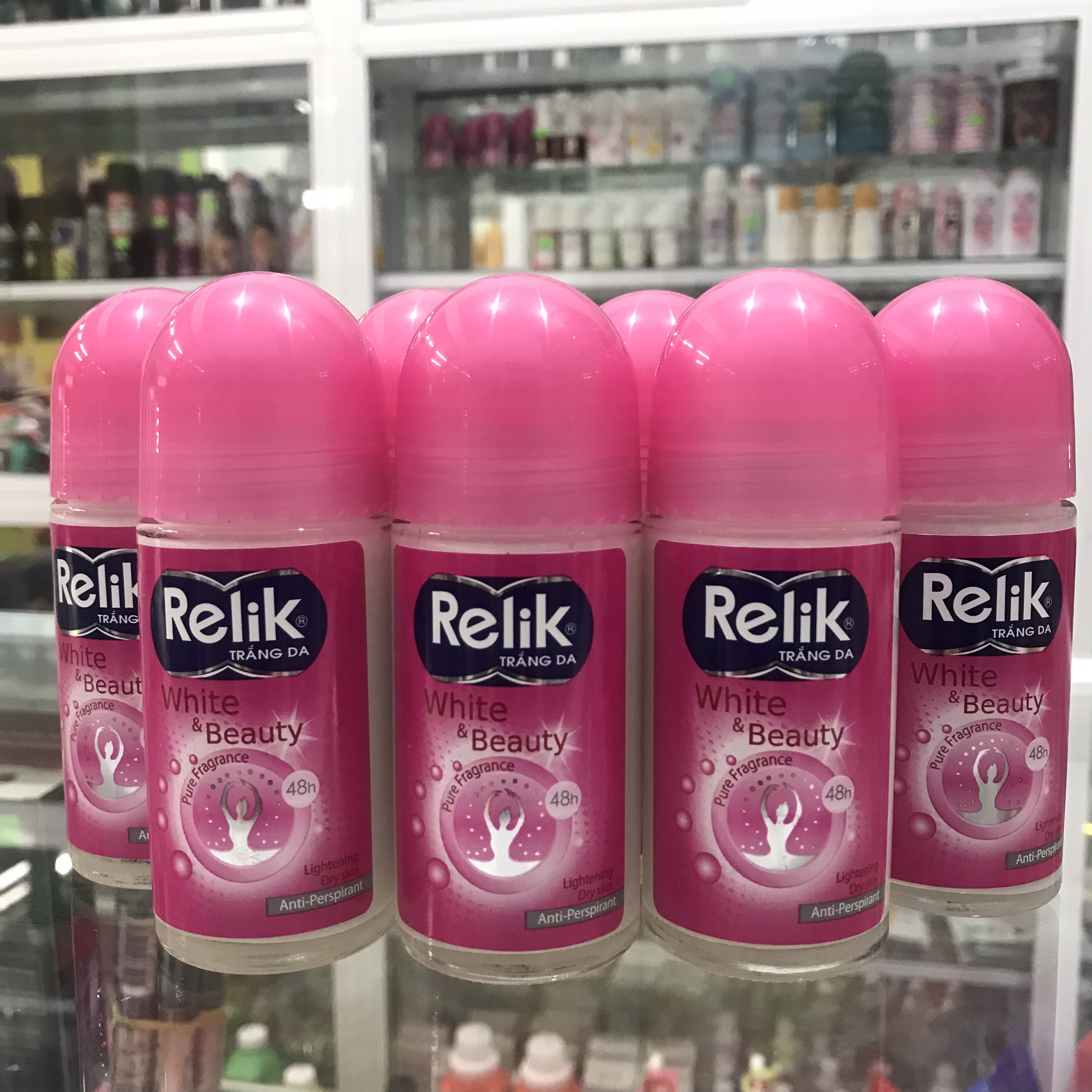 LĂN KHỬ MÙI RELIK  TRẮNG DA