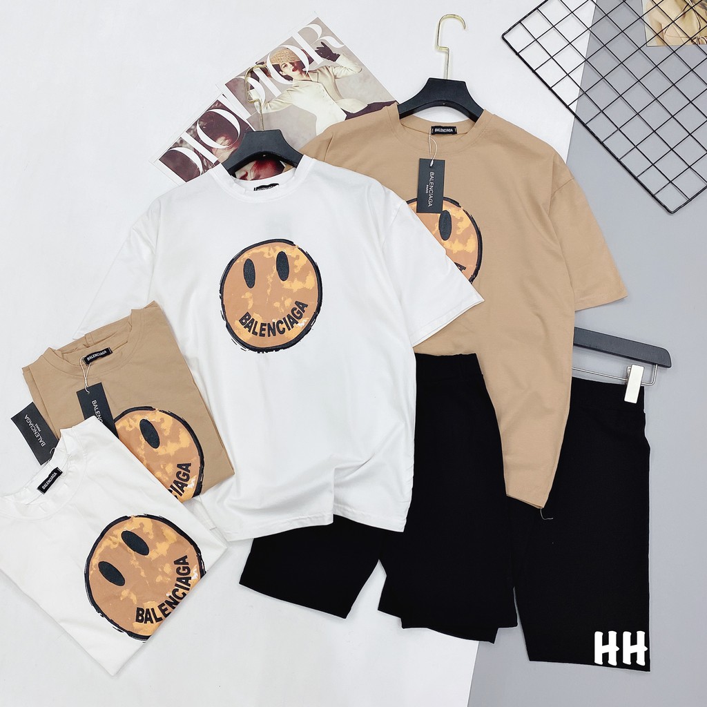 Sét áo mặt cười balen + quần legging ngố hari0321