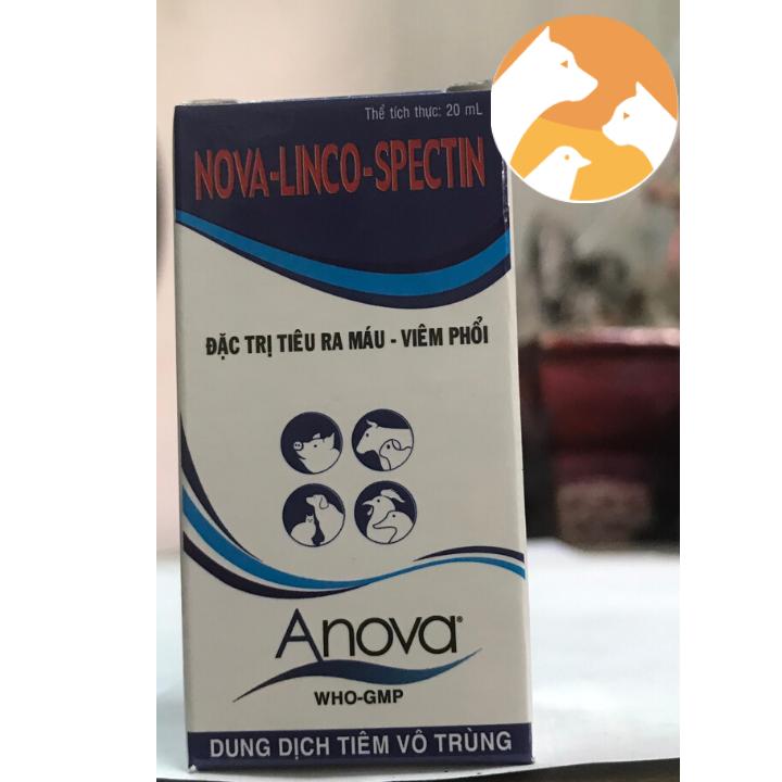 Nova Linco Spectin [20 ml] T.h.uốc gà đá khò khè, viêm khớp, viêm ruột