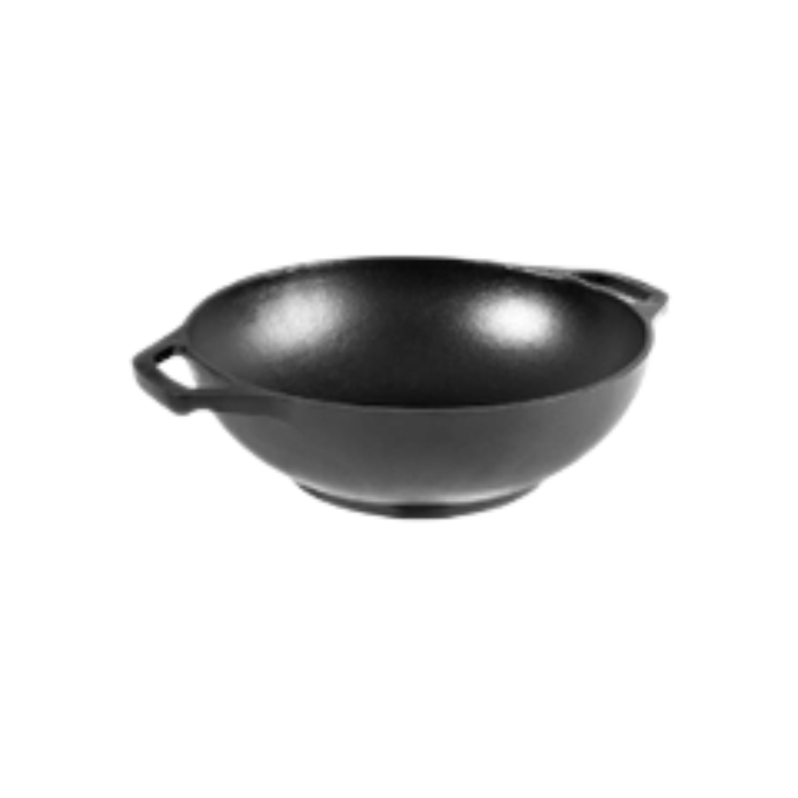 Chảo LODGE Gang Wok - Nhiều Kích Cỡ - Chống dính tự nhiên, dùng được cho mọi loại bếp và lò nướng - Bảo hành chính hãng 5 năm