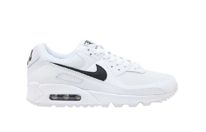 Giày thể thao sneaker Air max 90 White Black - Air max 3