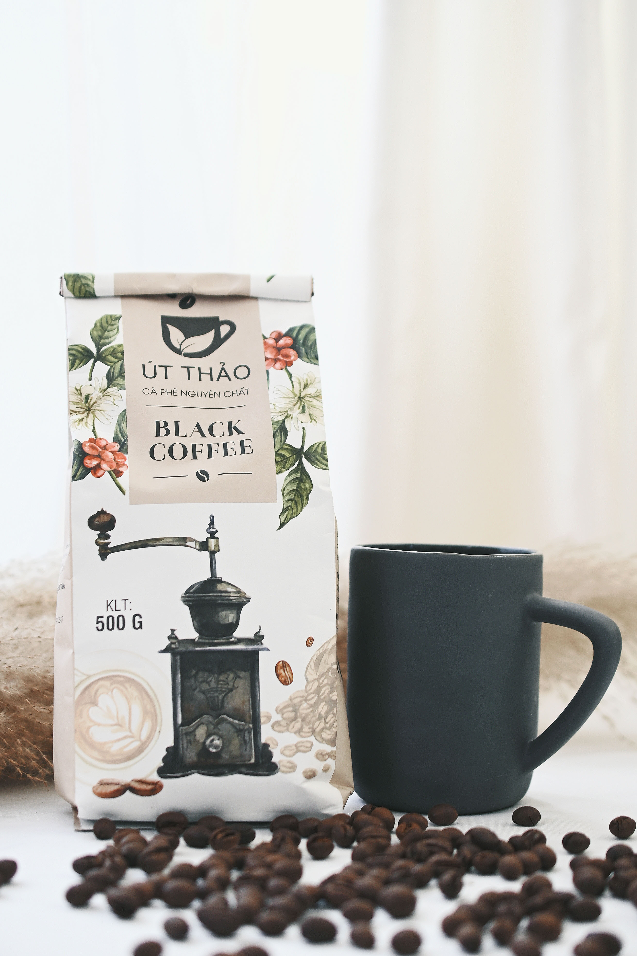 Cà phê nguyên chất rang mộc pha phin Út Thảo