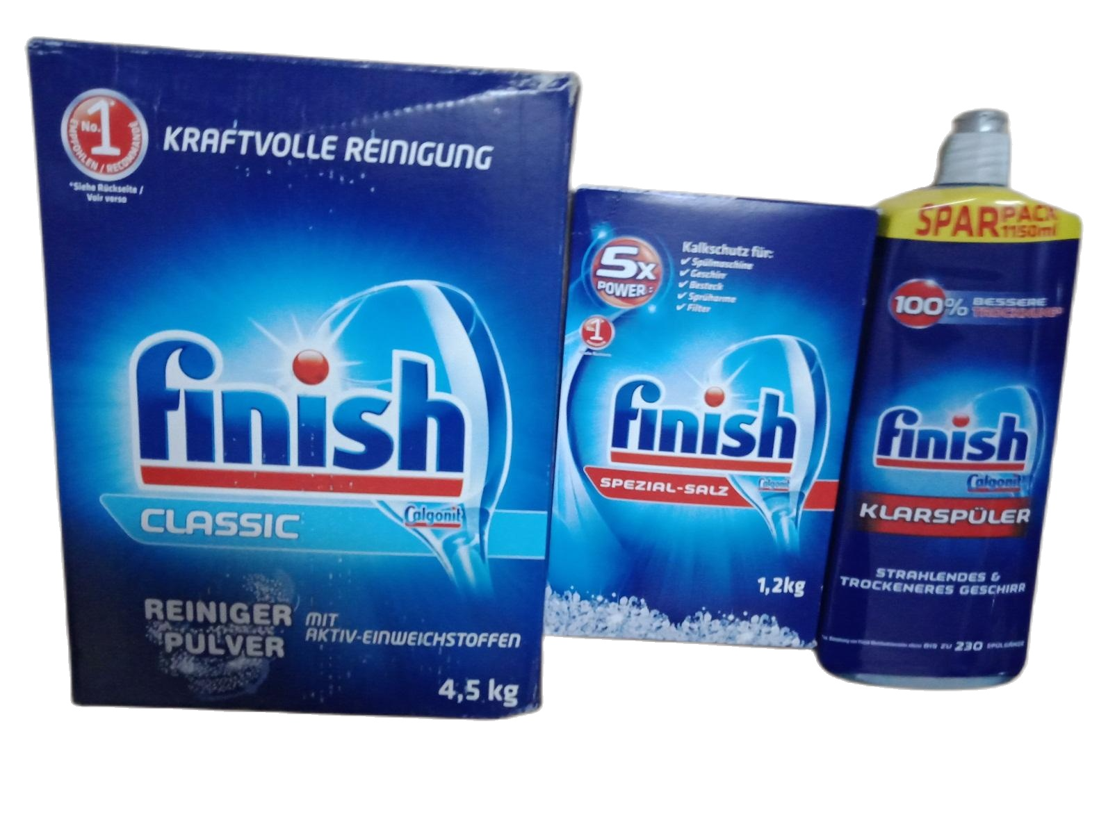 Bột rửa chén Finish Đức hộp 4,5 kg