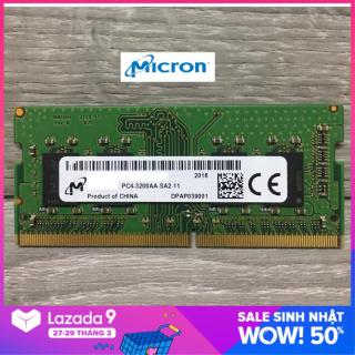 RAM Laptop DDR4 Micron 8GB Bus 3200 SODIMM - Chính Hãng Micron (Bảo Hành 3 năm) thumbnail