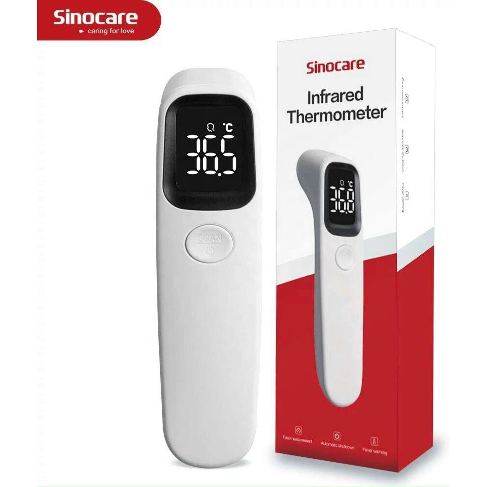 Nhiệt Kế Điện Tử Hồng Ngoại Đo Trán Sinocare đo 1s - BH 3 năm
