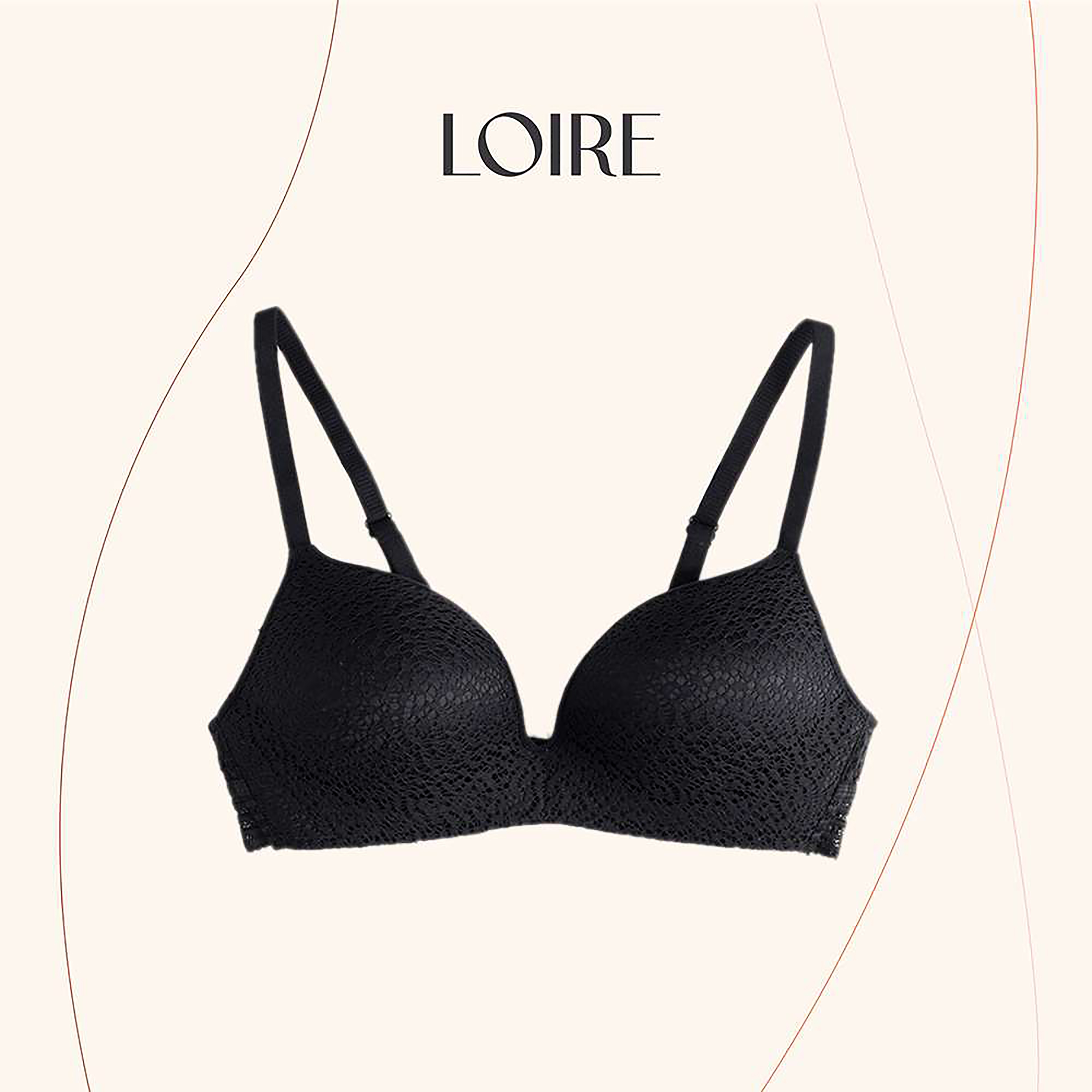 Áo Ngực Không Gọng  LOIRECHIC BRFC13 Đệm Mỏng