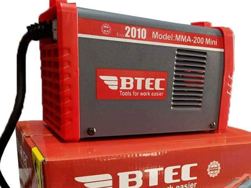 Máy hàn BTEC MMA-200 Mini. tiết kiêm điện