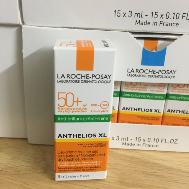 Kem chống nắng la roche posay 3ml