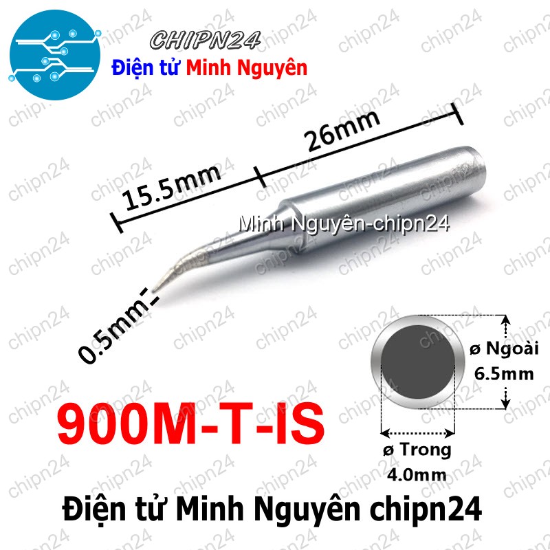 [1 cái] (K26) Đầu Mũi Hàn Hakko 936 (900M-T-K Nhọn/Cong/Dao/Tròn) - [Chọn Loại] - HHH.00112