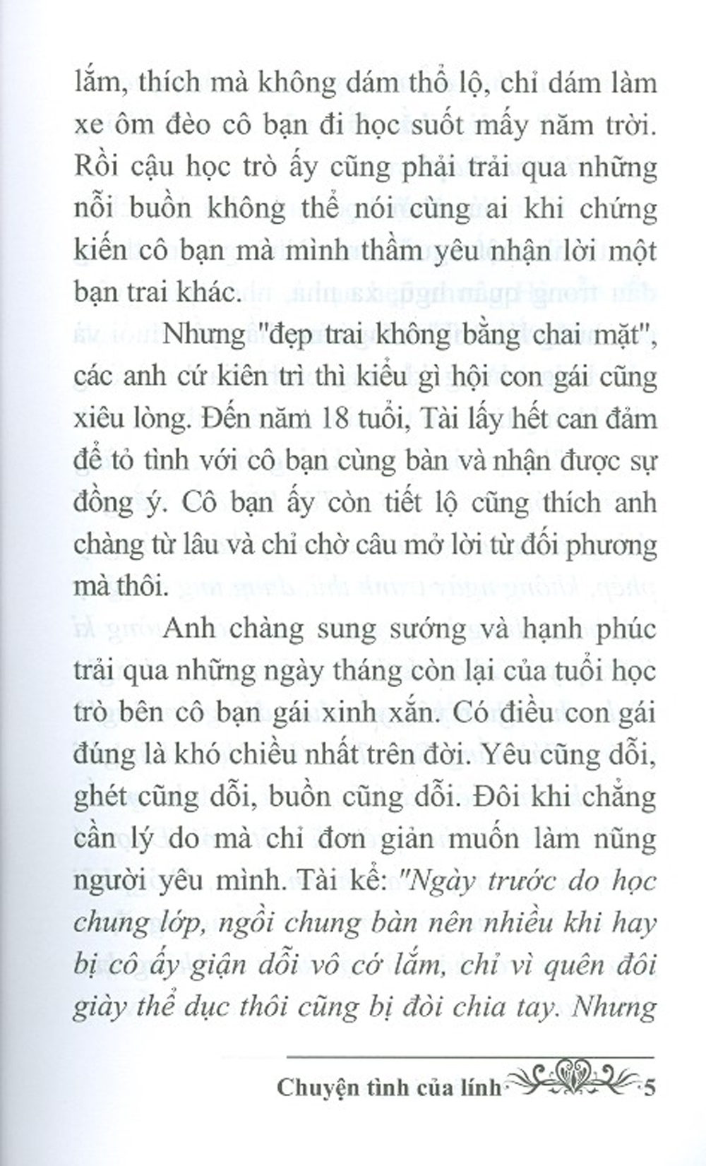 Chuyện Tình Của Lính