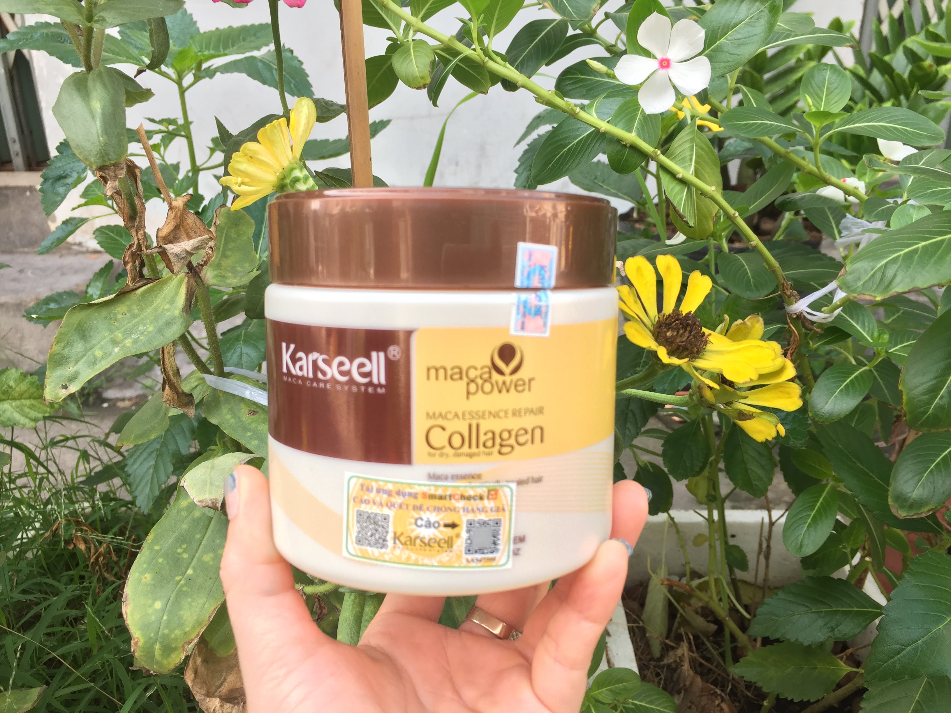 Hộp hấp dầu ủ tóc Collagen Karseell 500 ml