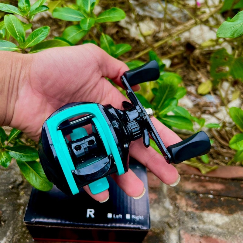 Máy Câu Cá Máy Ngang SKY BLUE xanh ngọc