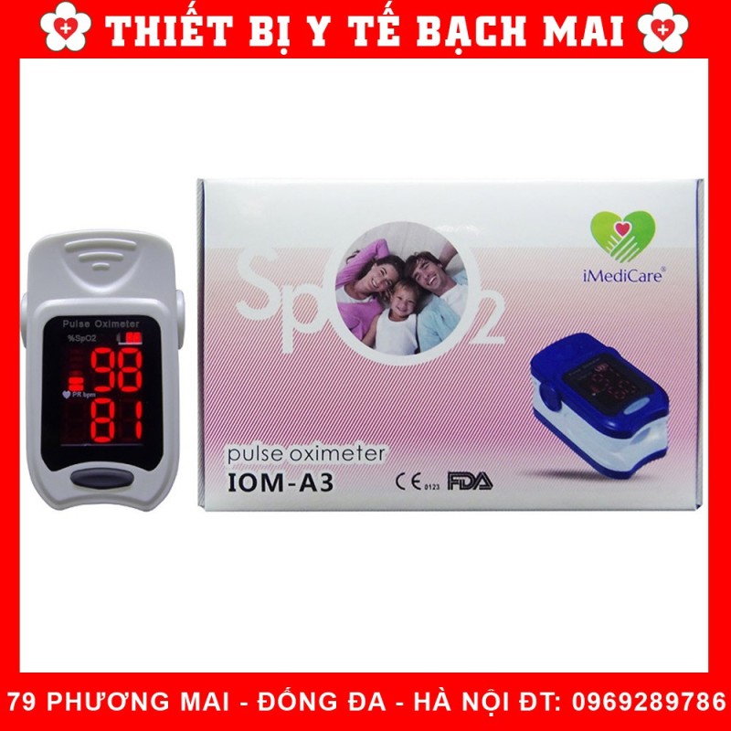 Máy Đo Nồng Độ Oxy Trong Máu SPO2 Và Nhịp Tim IMediCare IOM-A3 Singgapore bán chạy