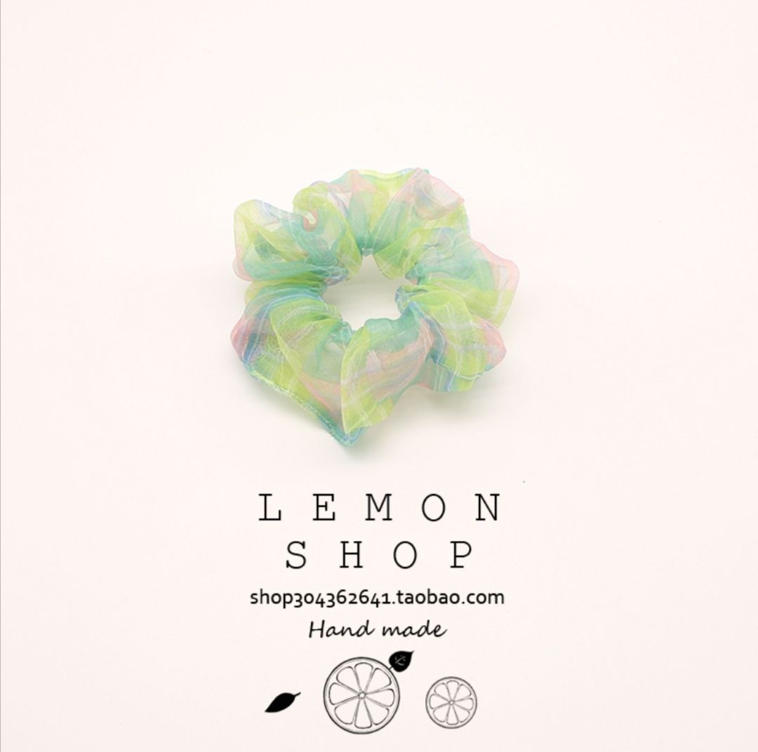 [HCM]Buộc tóc scrunchies cầu vồng