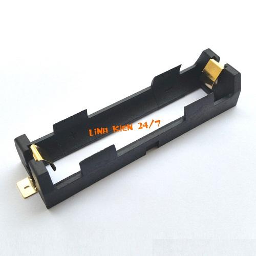 Đế gắn pin smd 18650-1 pin mạ đồng loại tốt