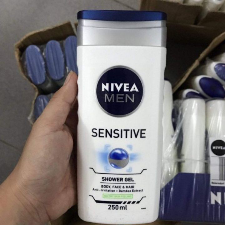Sữa Tắm Gội Rửa Mặt Cho Nam Nivea Men Đức - 250ml